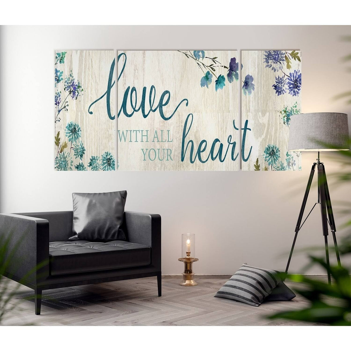 Oversized Canvas Multi Piece Art P5036