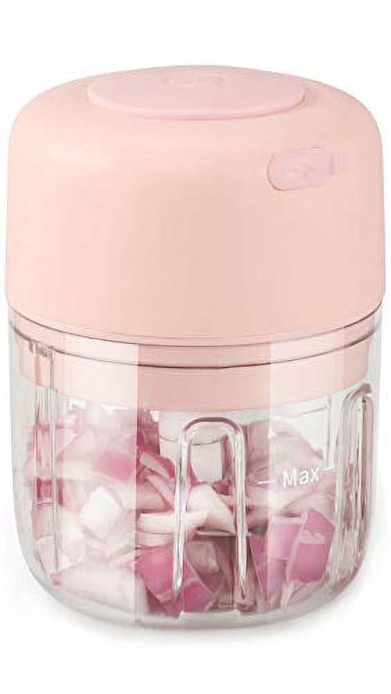 Pink 1 Cup 250ML Mini Food Chopper V3757