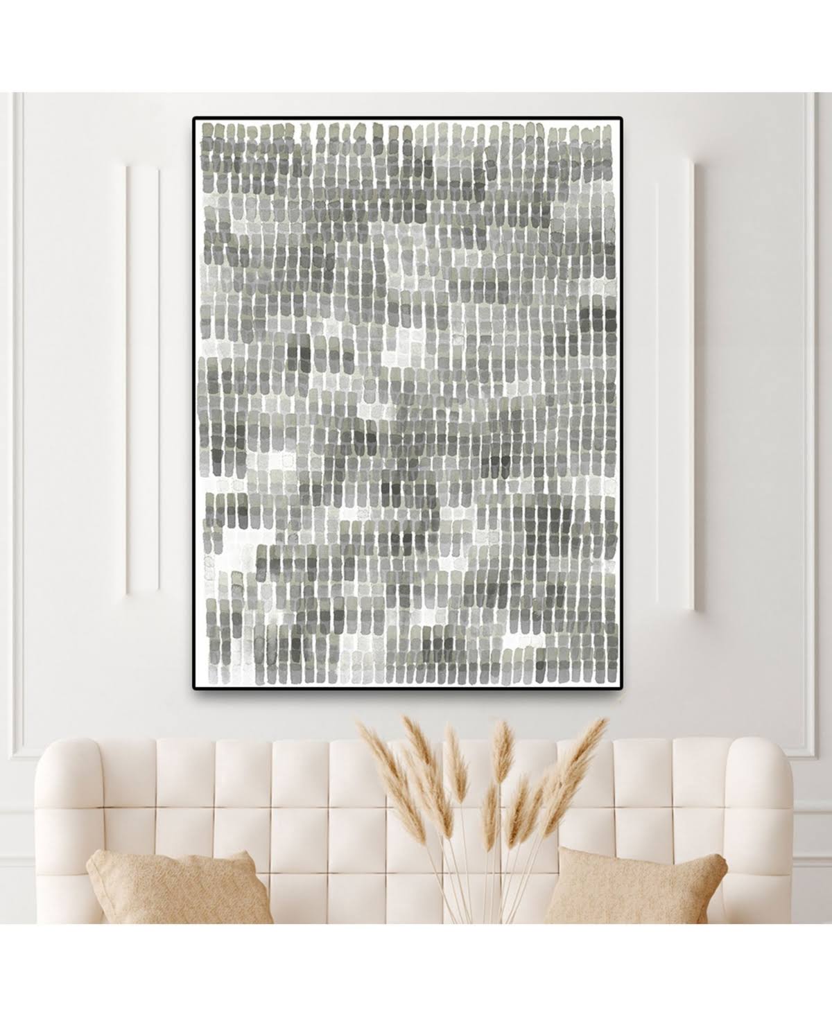 Oversized Framed Canvas, 40x22 x 60x22 - Multi S689
