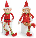 Poseable Plush Christmas Elves W388139