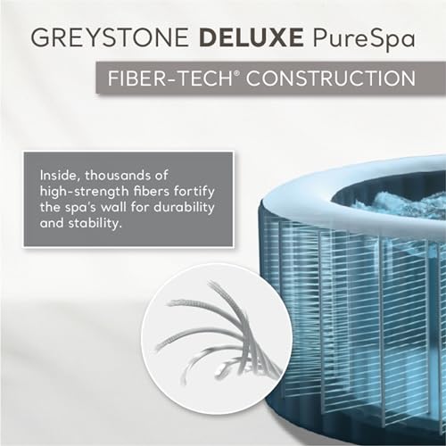 6 Person 77" x 28" Spa Set with Cover and Control Panel Y129