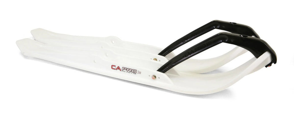 White XPT Snowmobile Skis with 9" Shaper Bars Complete Kit F91138