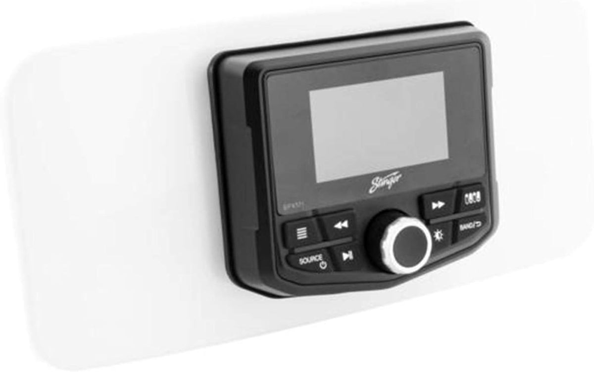 White Marine Radio with Dash Kit R948