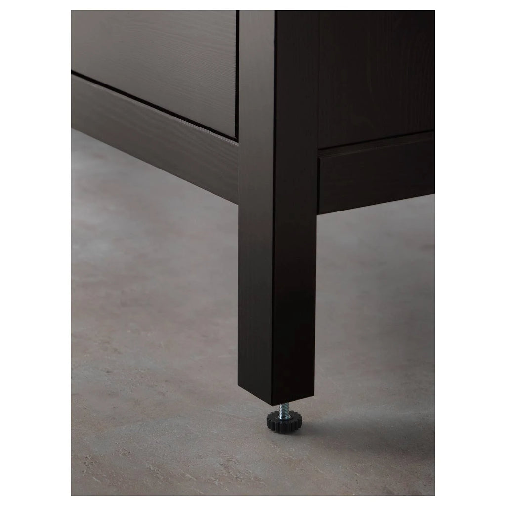 Black-Brown 4 Drawer Sink Cabinet L3928