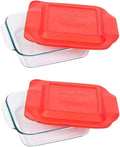 8 Square with red cover (2 PACK) N41524