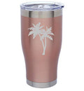 Rose Gold Double Wall Vacuum Insulated Stainless Steel Tumbler Travel Mug (24 oz) U40338