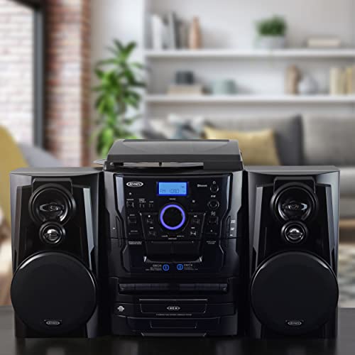 3 Speed Stereo Turntable with Dual Cassette Deck Q433
