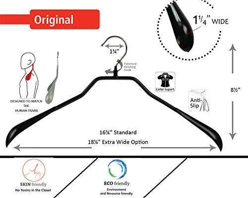 Black Pack of 5 Jackets Hanger W616954