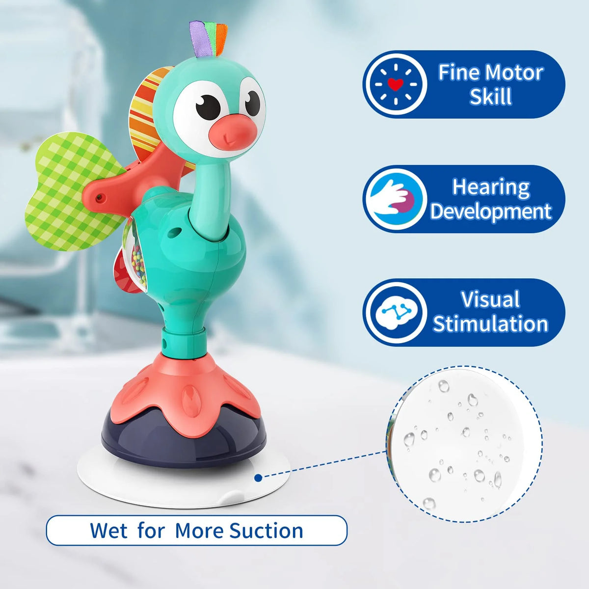 Suction Cup Rattle Toy for Infant & Toddler P444907