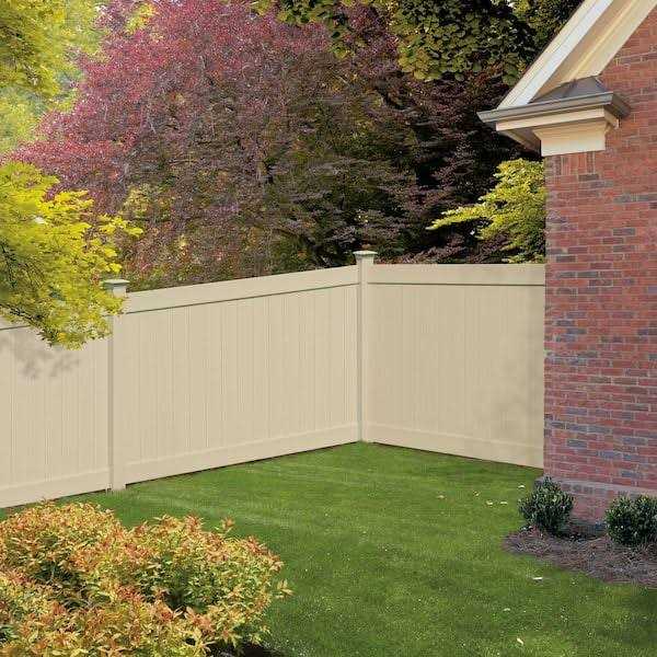 White Vinyl Privacy Fence Panel Kit E8124