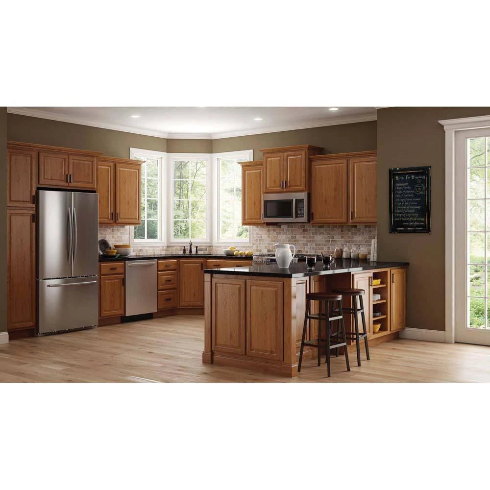 Medium Oak Drawer Base Kitchen Cabinet J168252