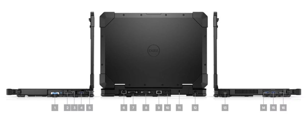 Restored Dell Latitude Rugged 5420 Laptop, 14" FHD, Core i5, 256GB SSD, 8GB RAM, 4 Cores @ 3.6 GHz L4751