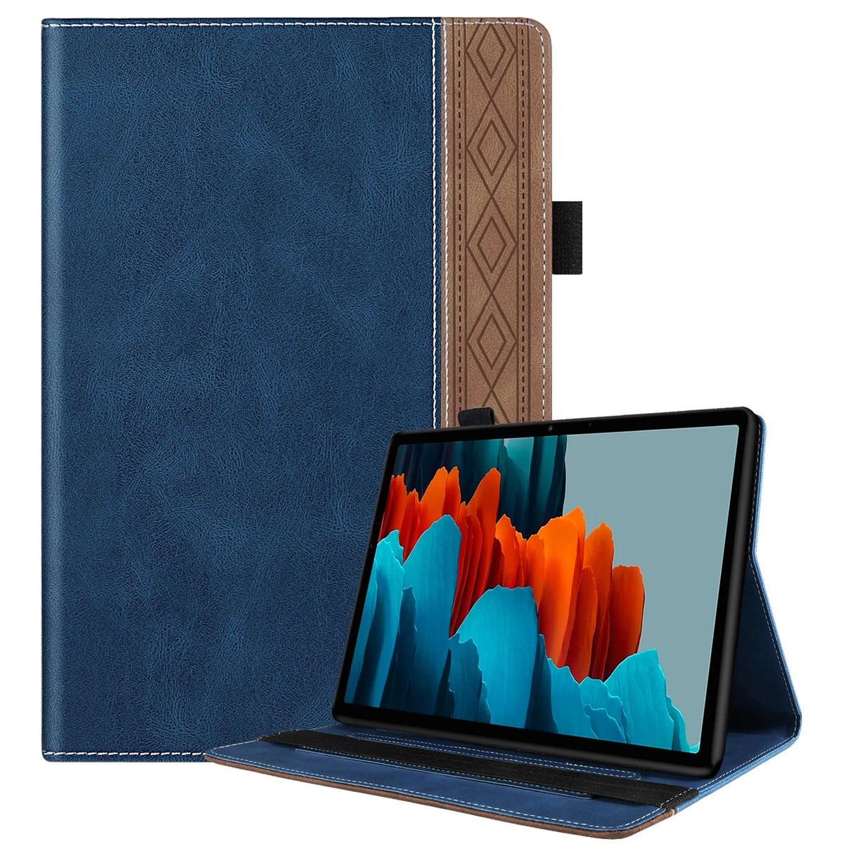 Blue PU Leather Magnetic Flip Stand Case for Samsung Galaxy Tab A8 10.5 Inch L588
