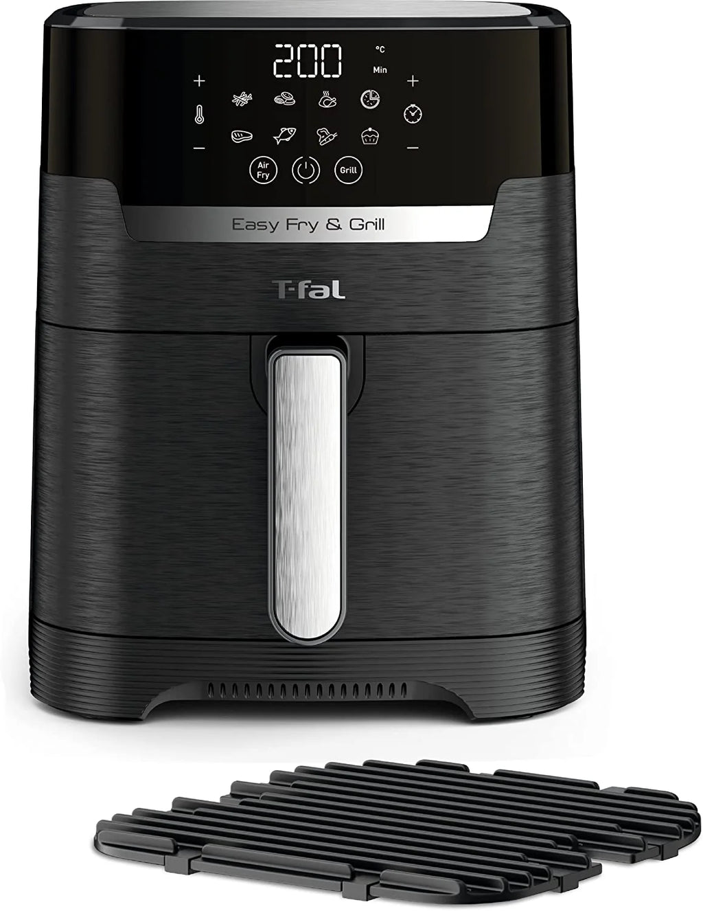 4.4 Qrt Black Air Fryer & Grill Combo L90795
