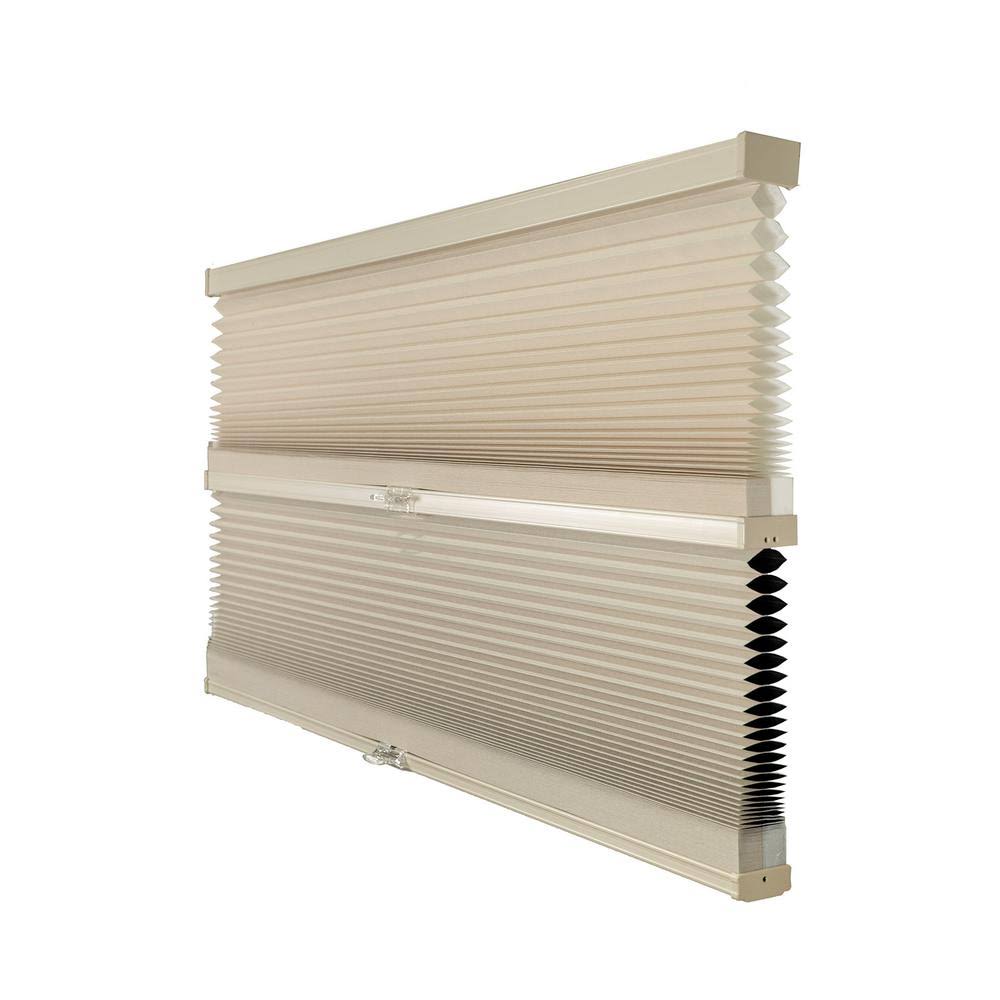 Fawn Cordless Blackout Privacy Cellular Shades 53.5 x 48 in. L V97256