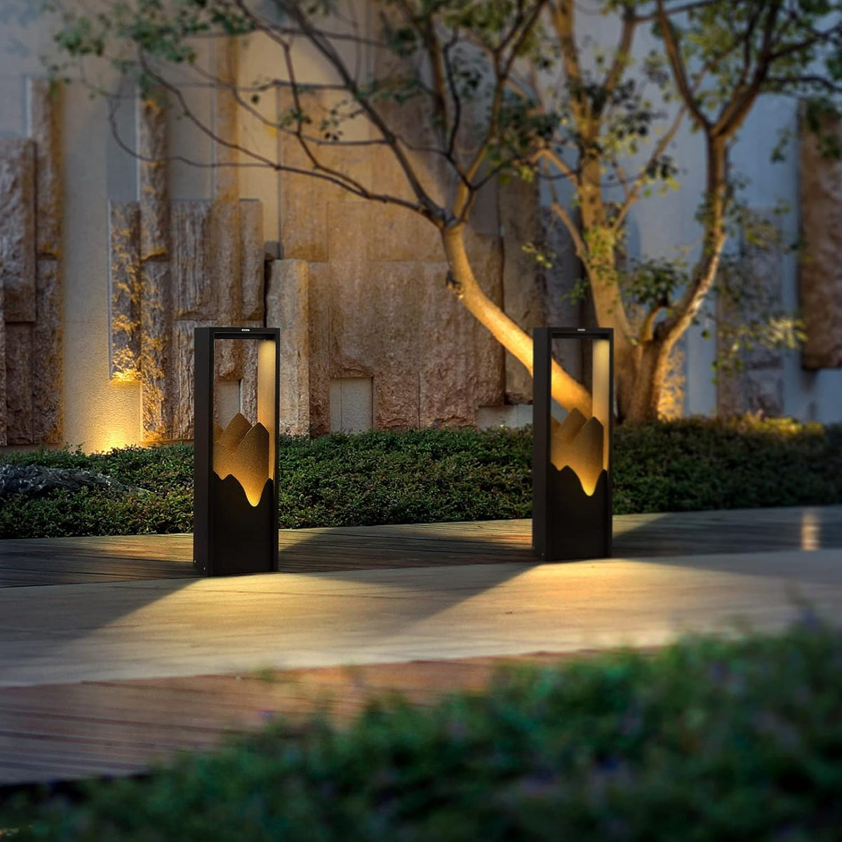 Stainless Steel 3000K LED Outdoor Bollard Light A495982