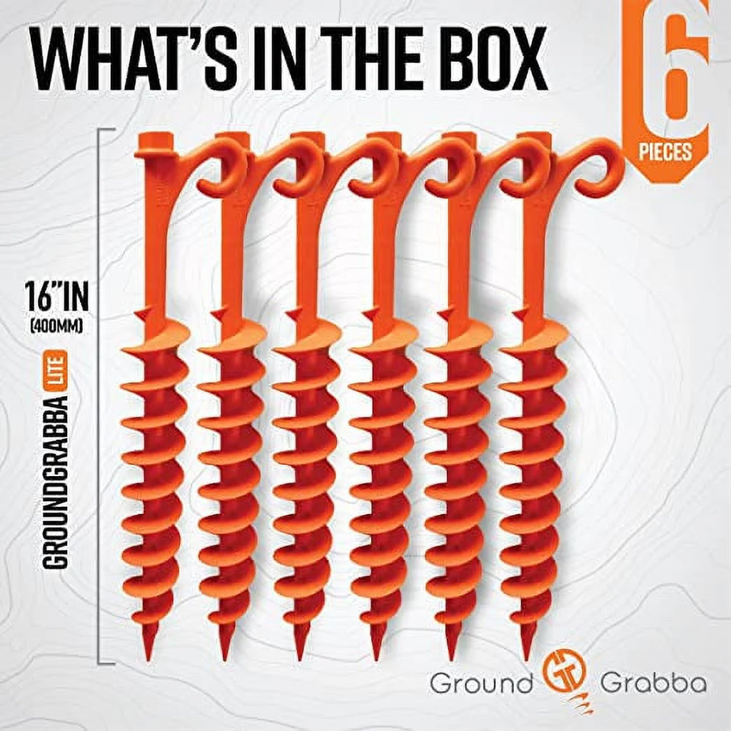 Orange Tent Stakes 6 Pack G453364
