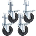5x22 Swivel Caster with Dual Locking Steel Replacement G923