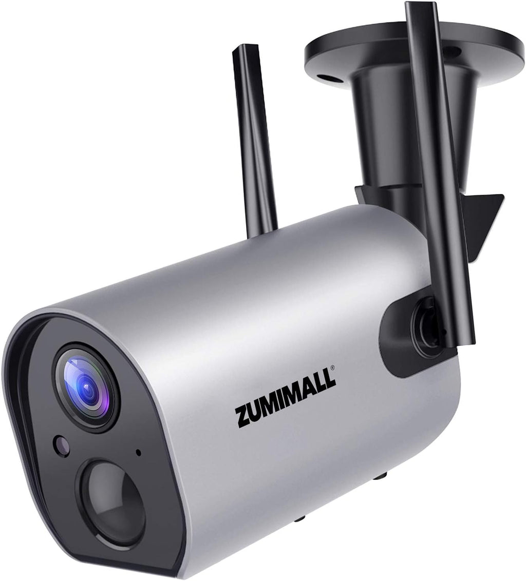 Outdoor Security Camera Wireless WiFi Rechargeable Battery Powered Night Vision Waterproof T5784