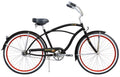 26" Beach Cruiser Coaster Brake Stainless Steel Spokes Alloy Red Rims Black/ Red G452984