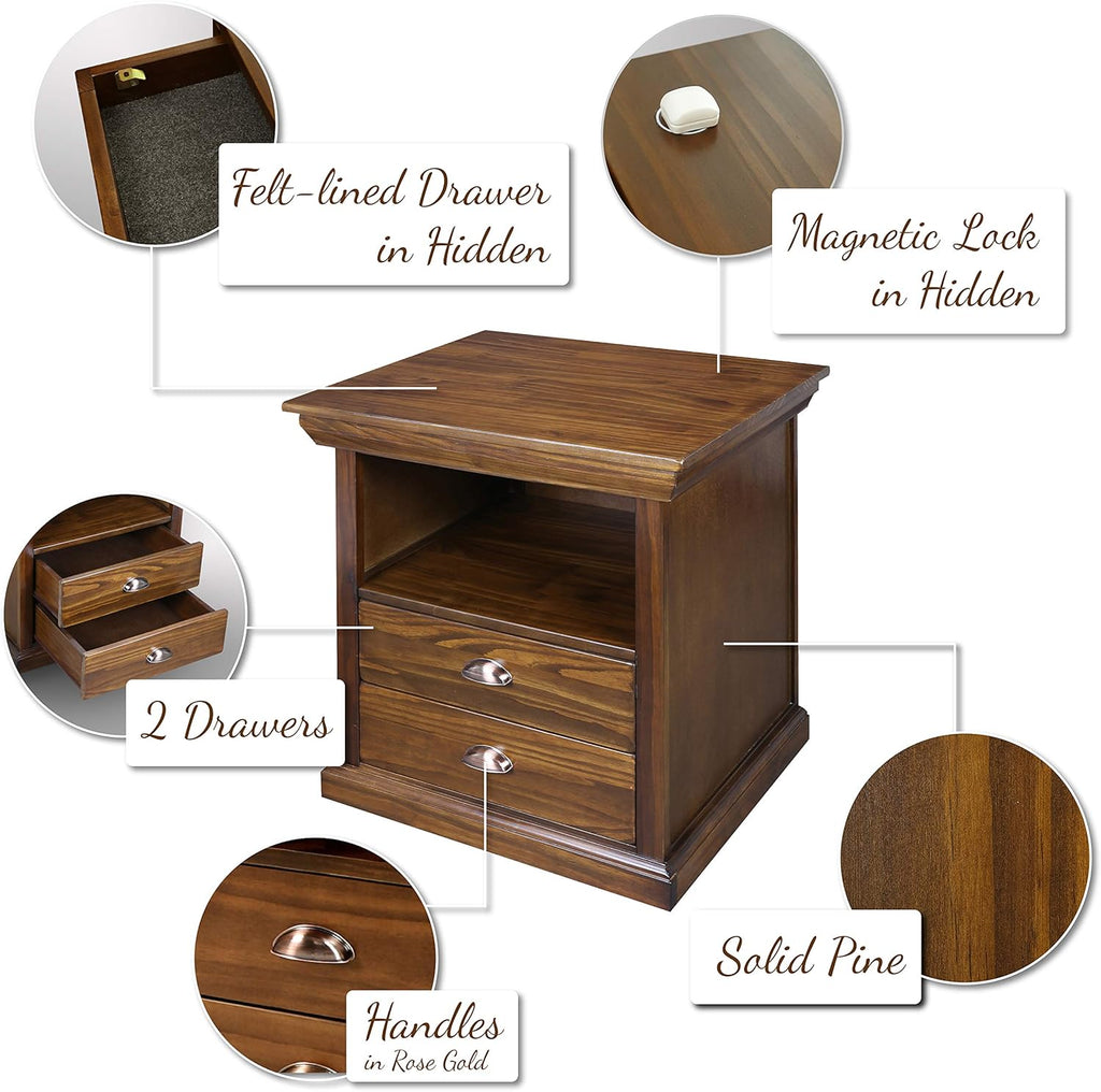 Mocha Nightstand Z5328