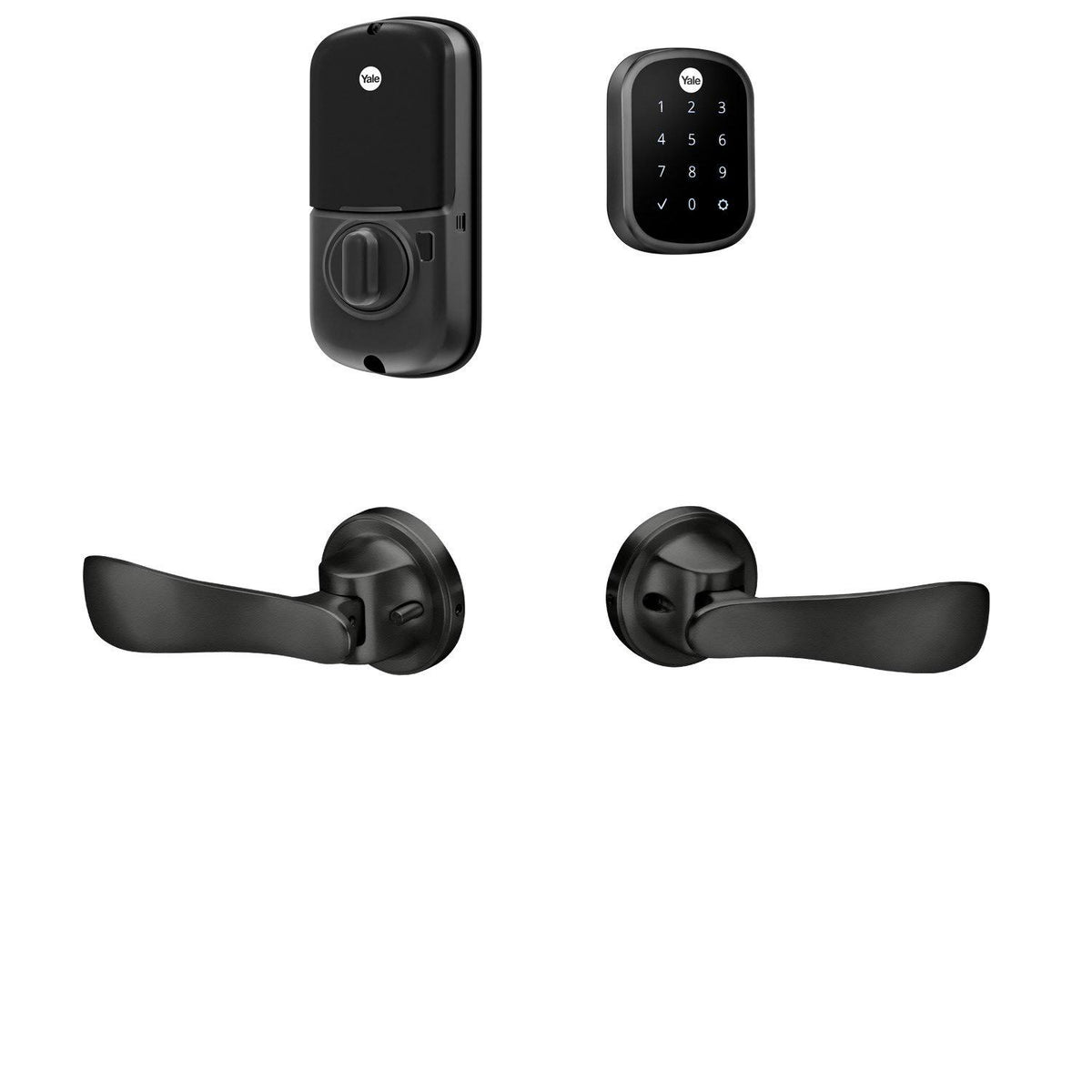 Wi-Fi and Bluetooth Deadbolt with Paddle Lever U804