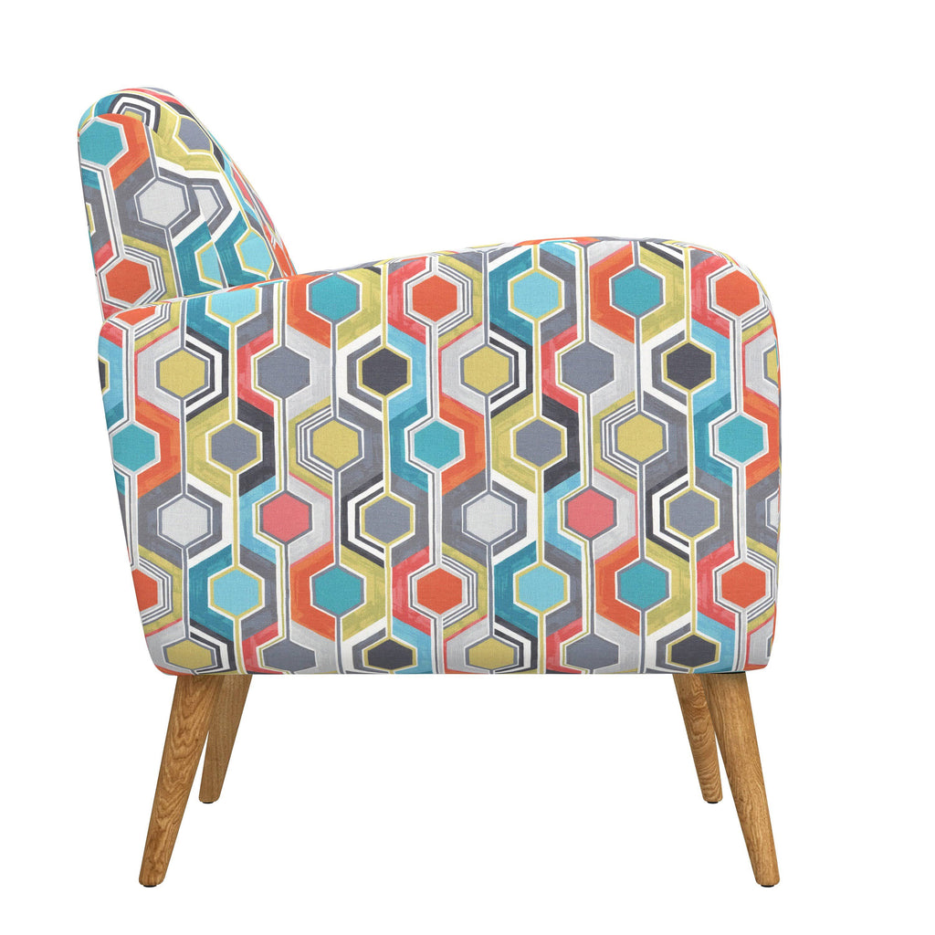 Charcoal Linen Armchair X673