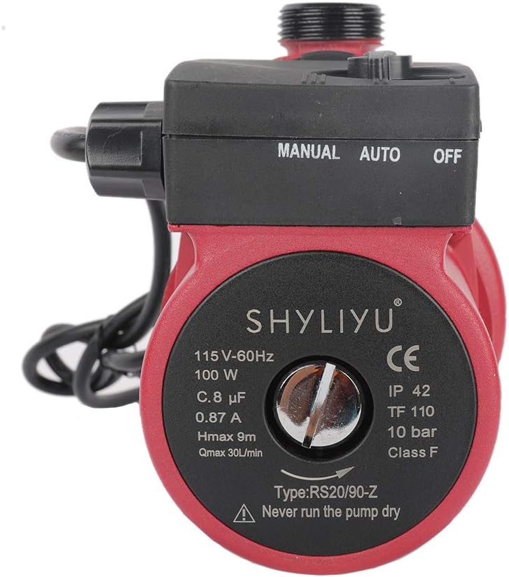 Water Pressure Booster Pump 115V 1 inch Outlet Cast Iron N917