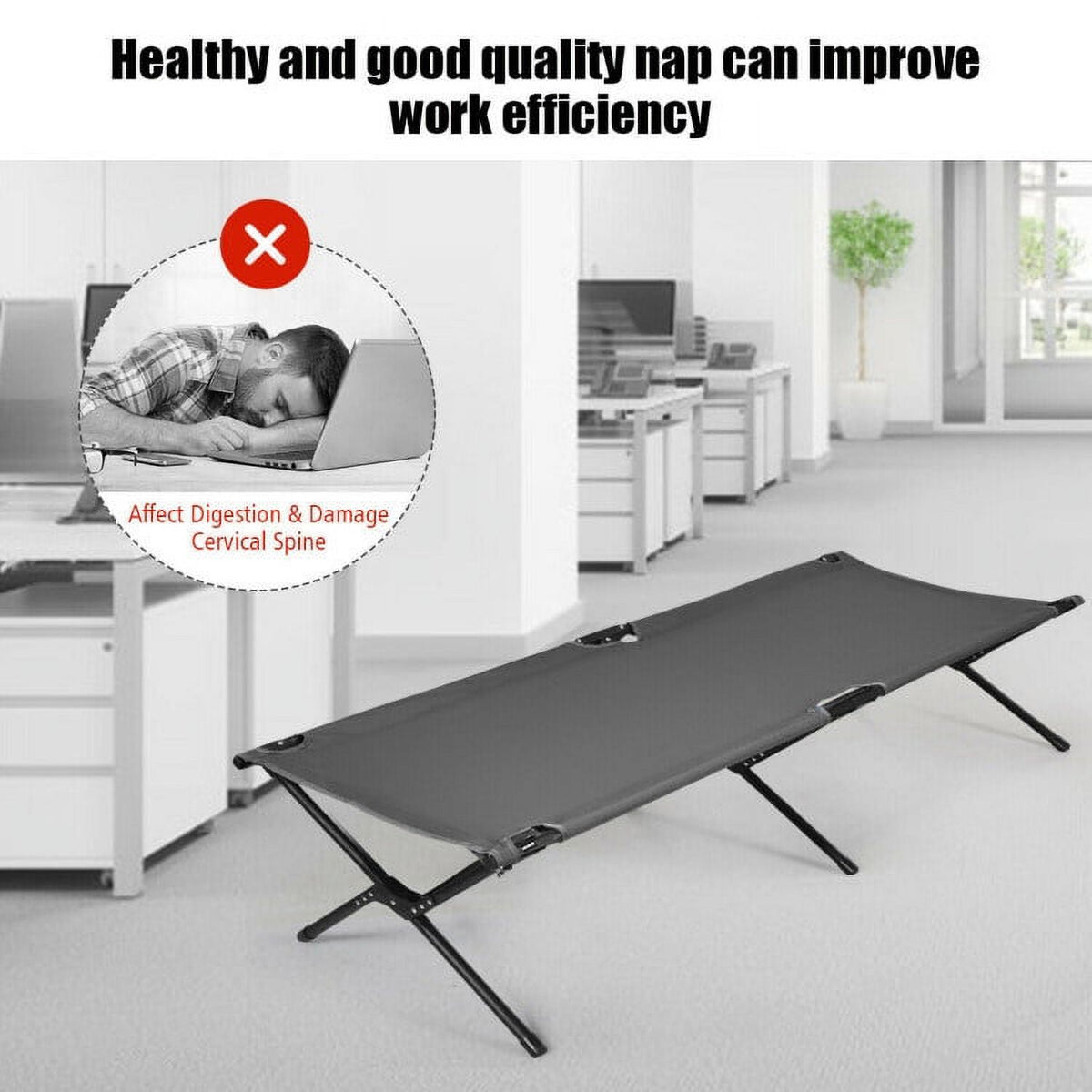 Portable Camping Cot with X-Shape Legs B304035