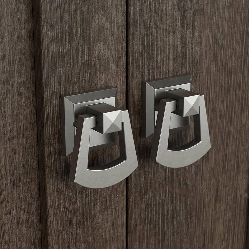 Ash Brown Tall Storage Cabinet with Doors I94137