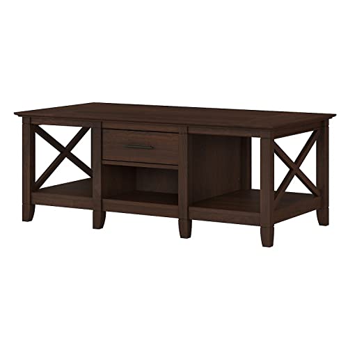 Aged Bronze Coffee Table with Storage F526