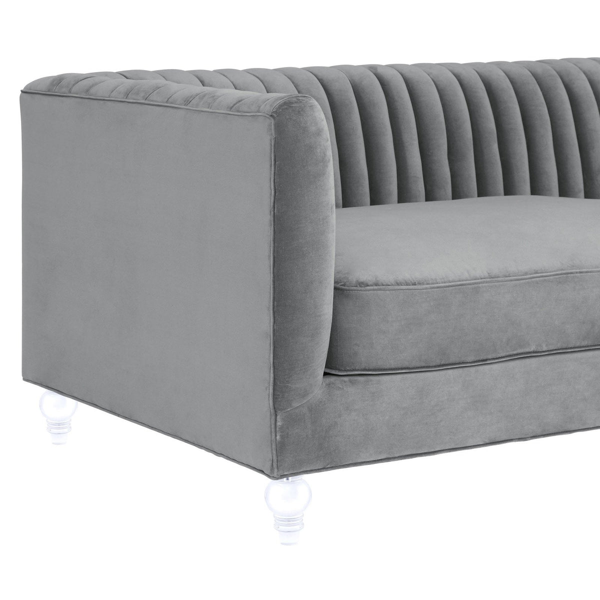 Blue Velvet Sofa I443
