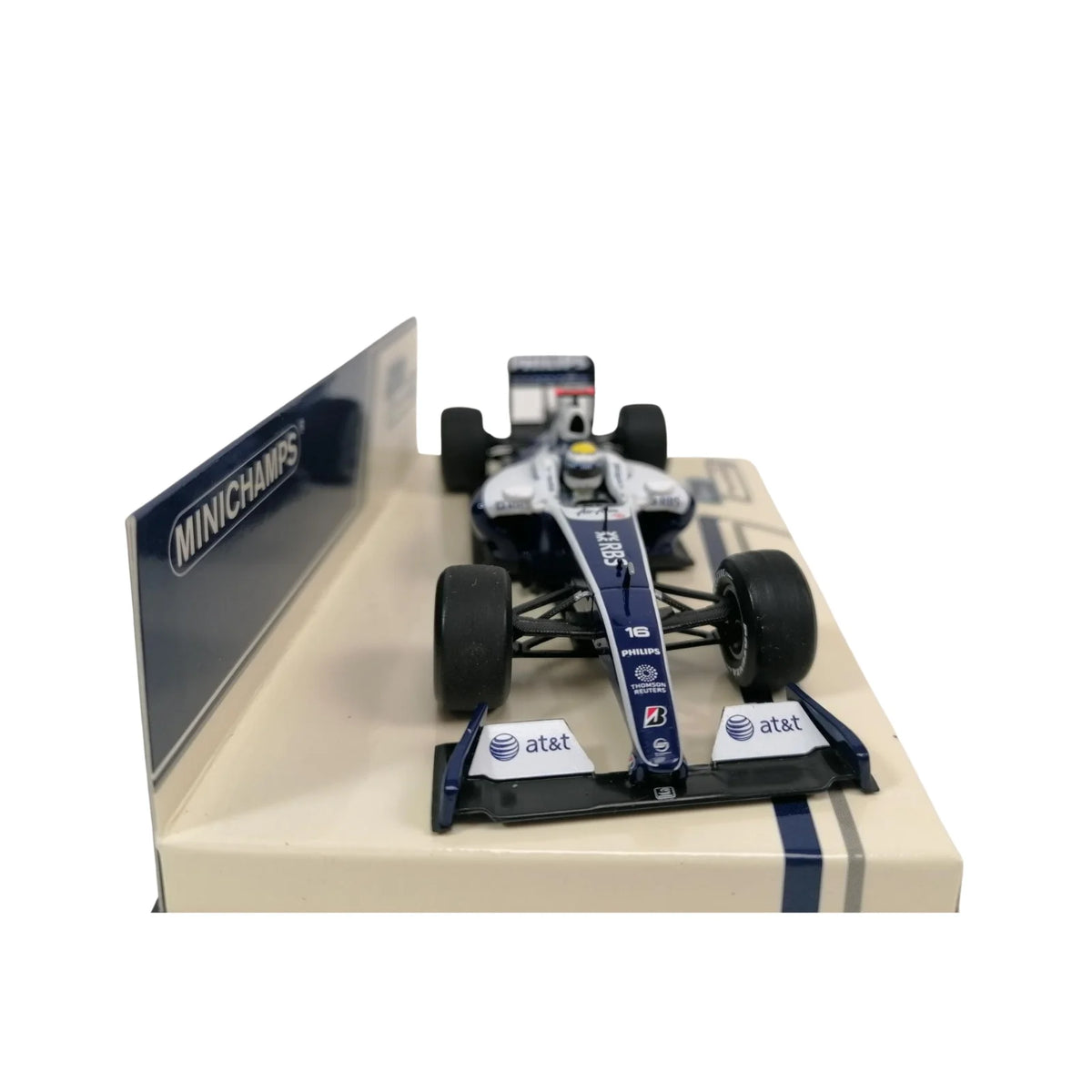 1:43 scale Blue White Showcar H16755
