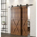 Single Bypass Double Door Barn Door Hardware Kit, Track Length: 144 in. P8499