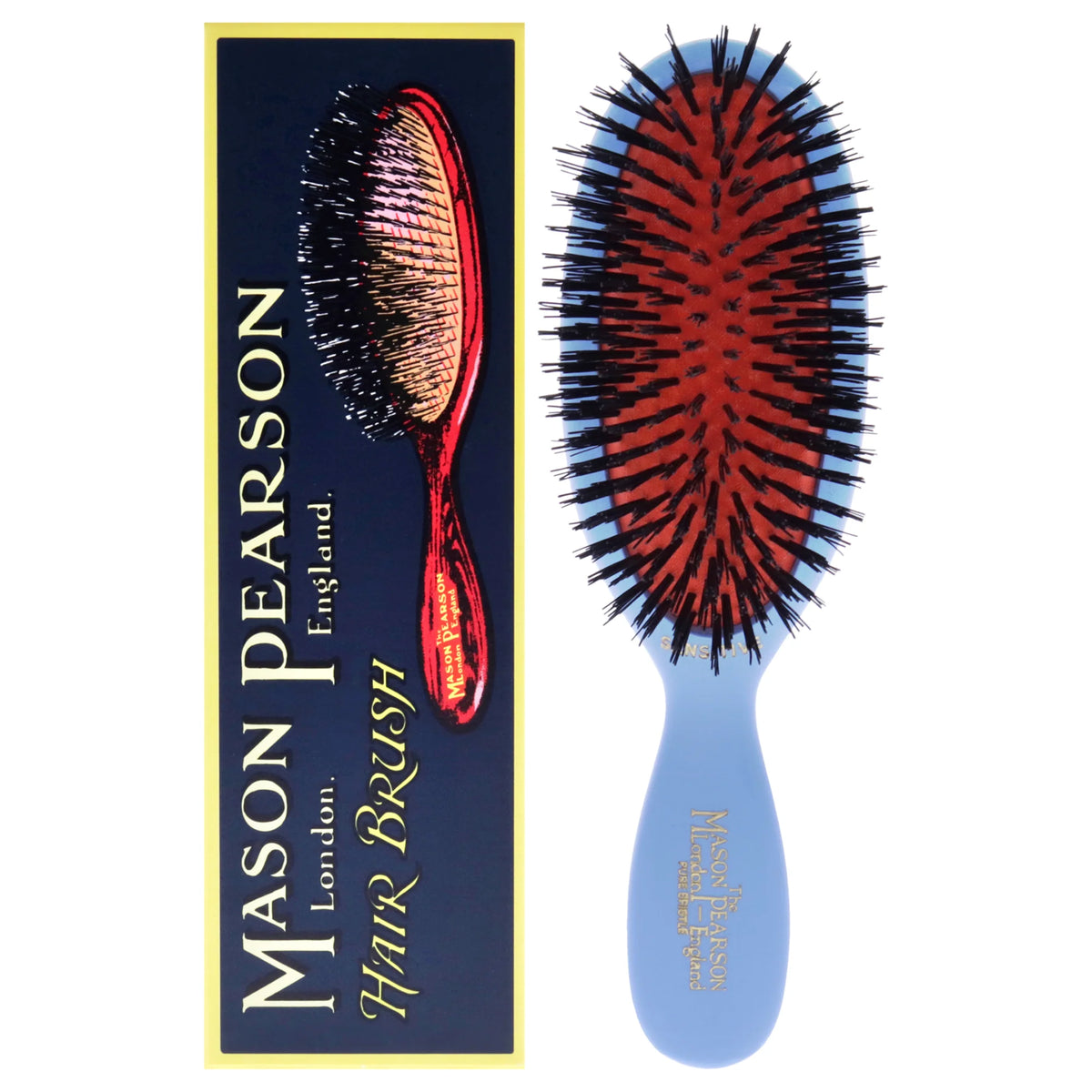 Blue Pure Bristle Hair Brush H398443