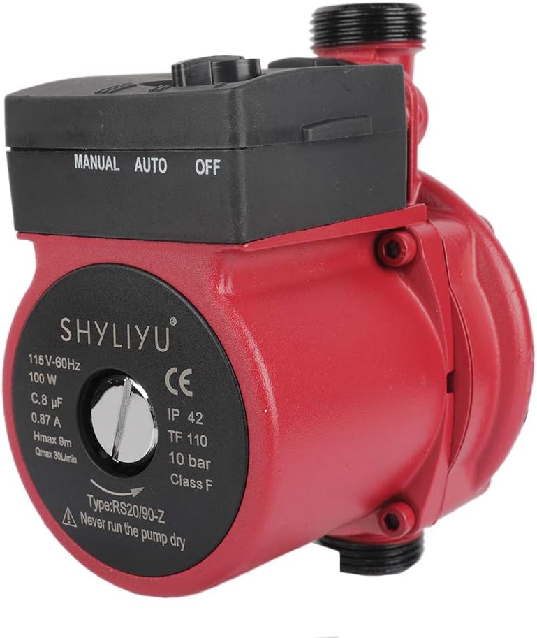 Water Pressure Booster Pump 115V 1 inch Outlet Cast Iron N917