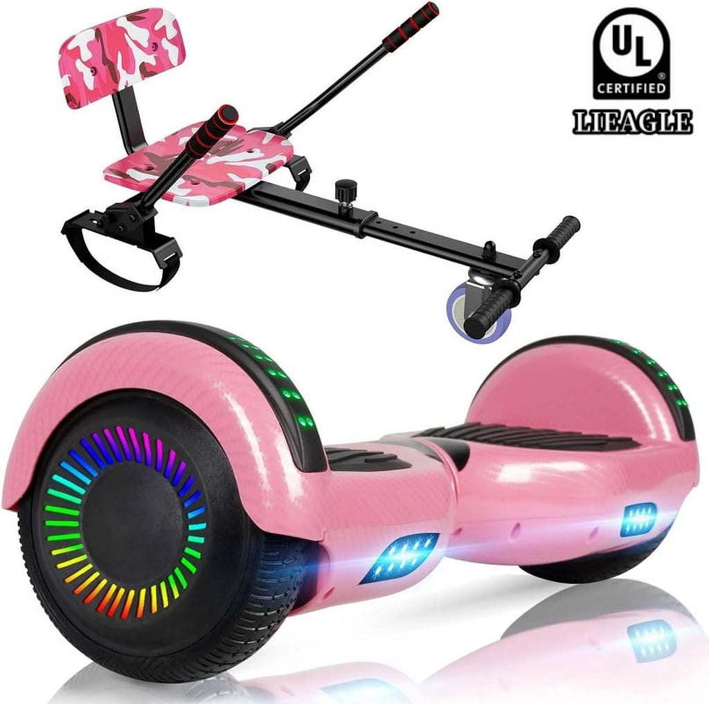 6.5 inch Self Balancing Electric Scooter with Bluetooth Speaker & LED Lights L40352