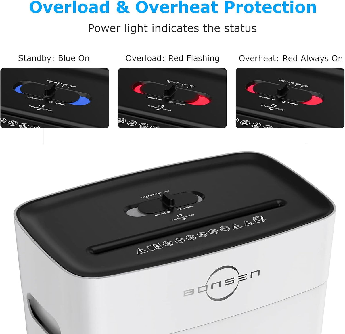 White 8-Sheet Cross-Cut Paper Shredder with Gallons Wastebasket, Pack of 2 K5060