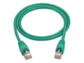 Black Box Cat6 Patch Cable, Stranded, Green, 2-ft. V406645