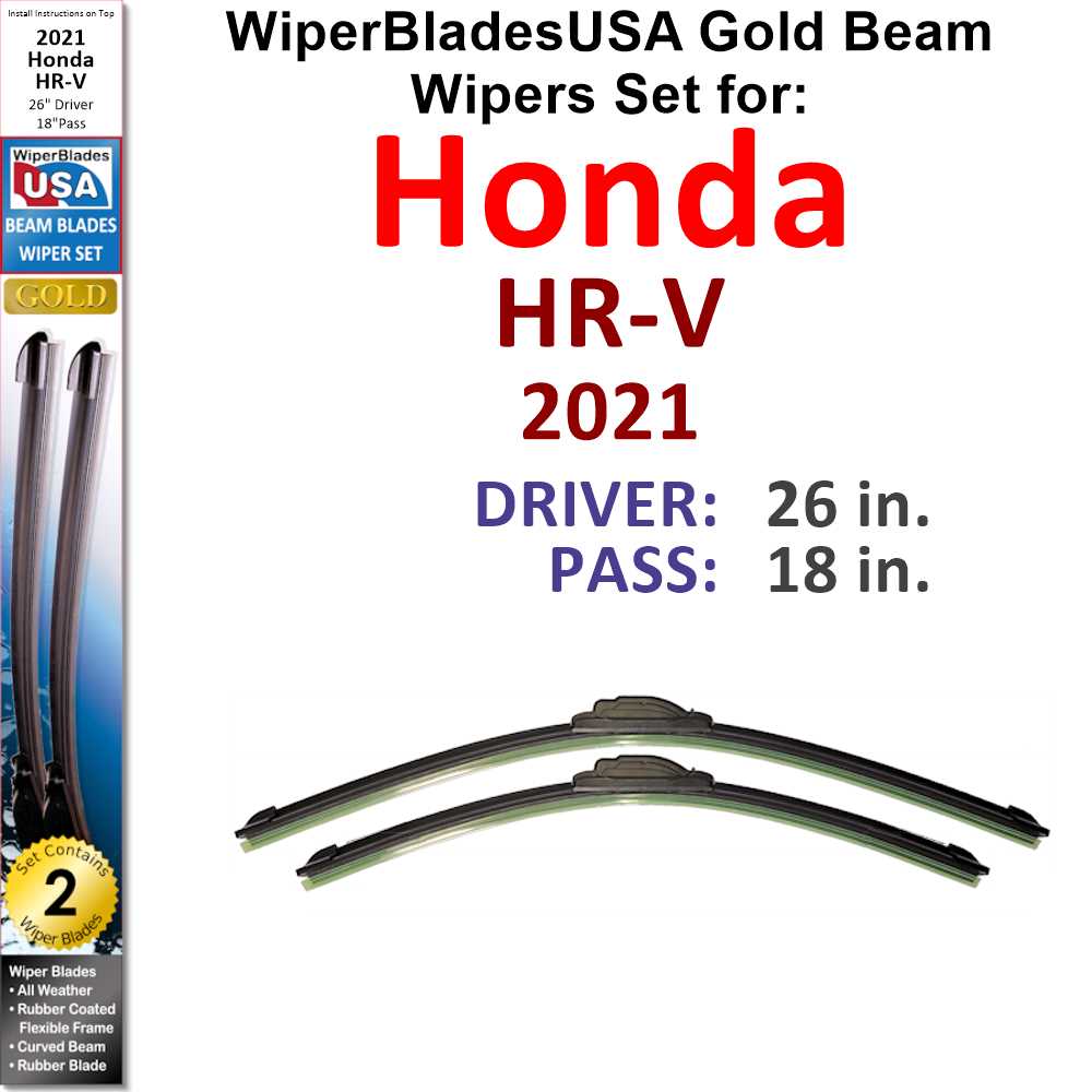 Set of 2 Wiper Blades U384