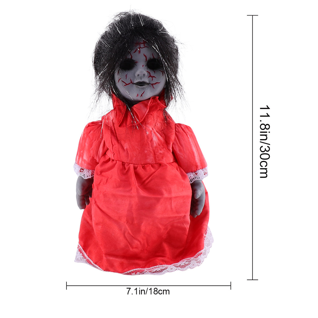 Voice-activated Induction Luminous Walking Doll Plastic Toys O332839