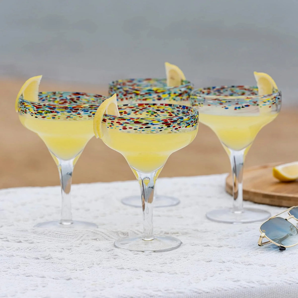 Set of 4 Hand Blown Glasses T11060