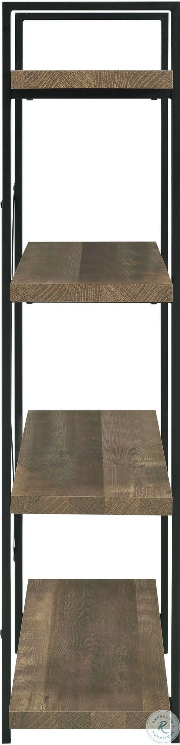 Rustic Oak Bookcase V30858