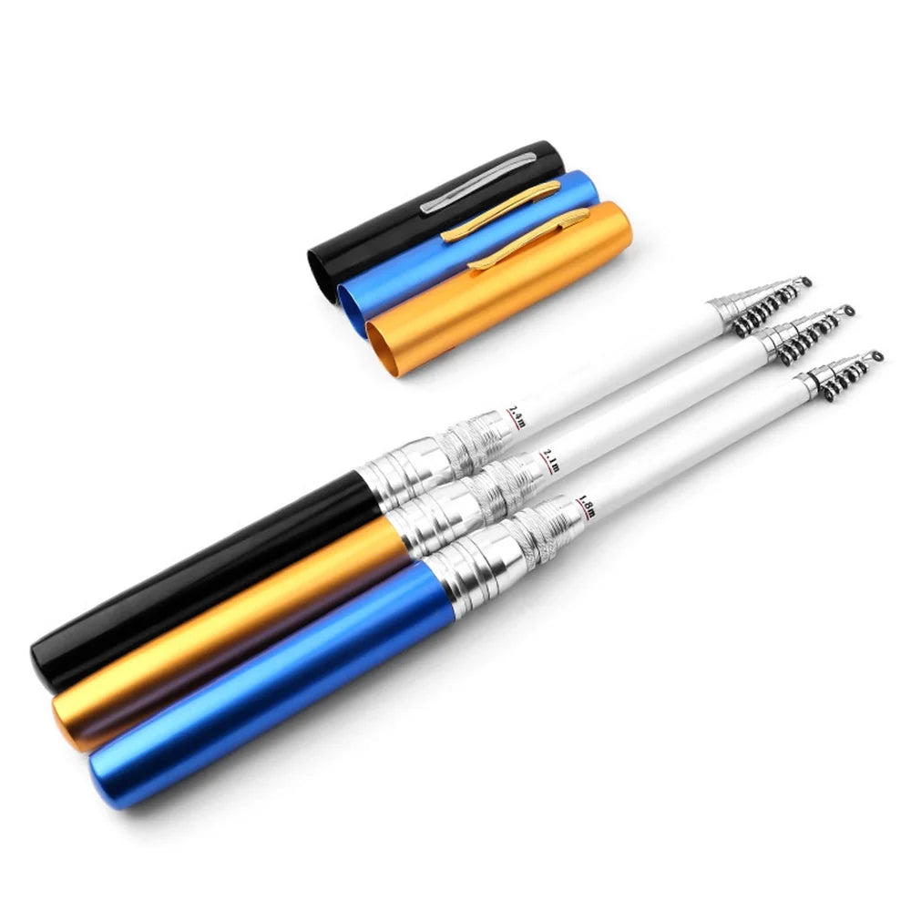 Portable Pen Shape Fishing Rod with Interchangeable Spinning Reel M75939