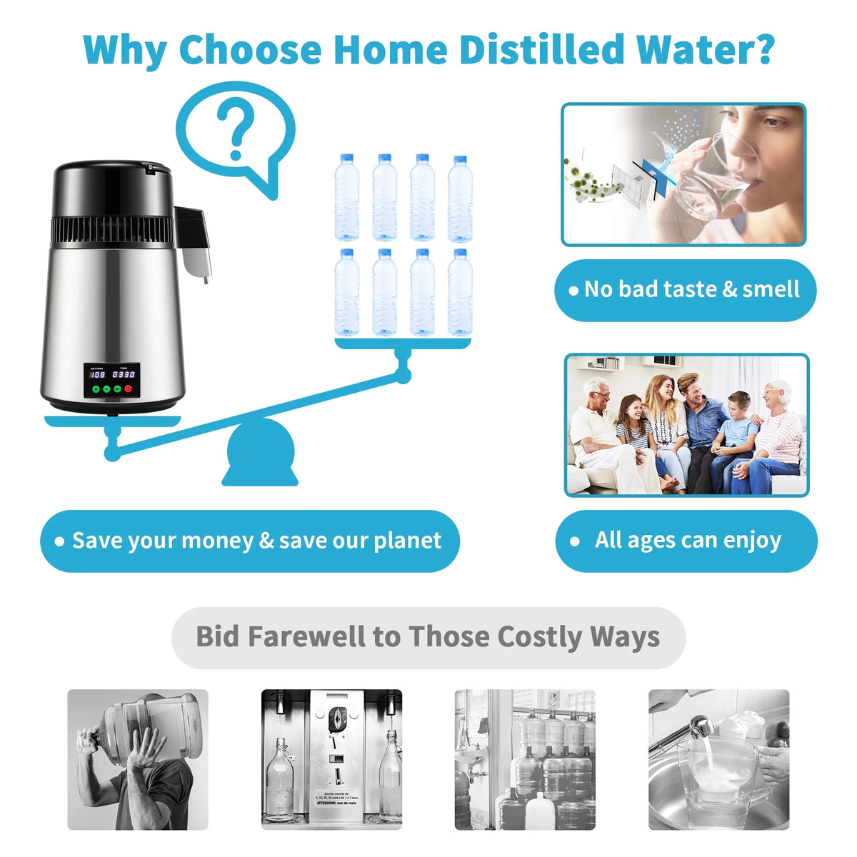 4L Silver Water Distiller Q45543