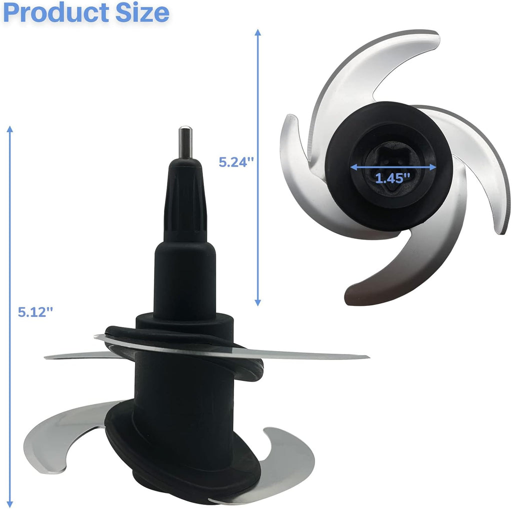 Replacement Blade for Ninja 64-oz 72-oz Food Processor Bowl Chopping Blade Y87507