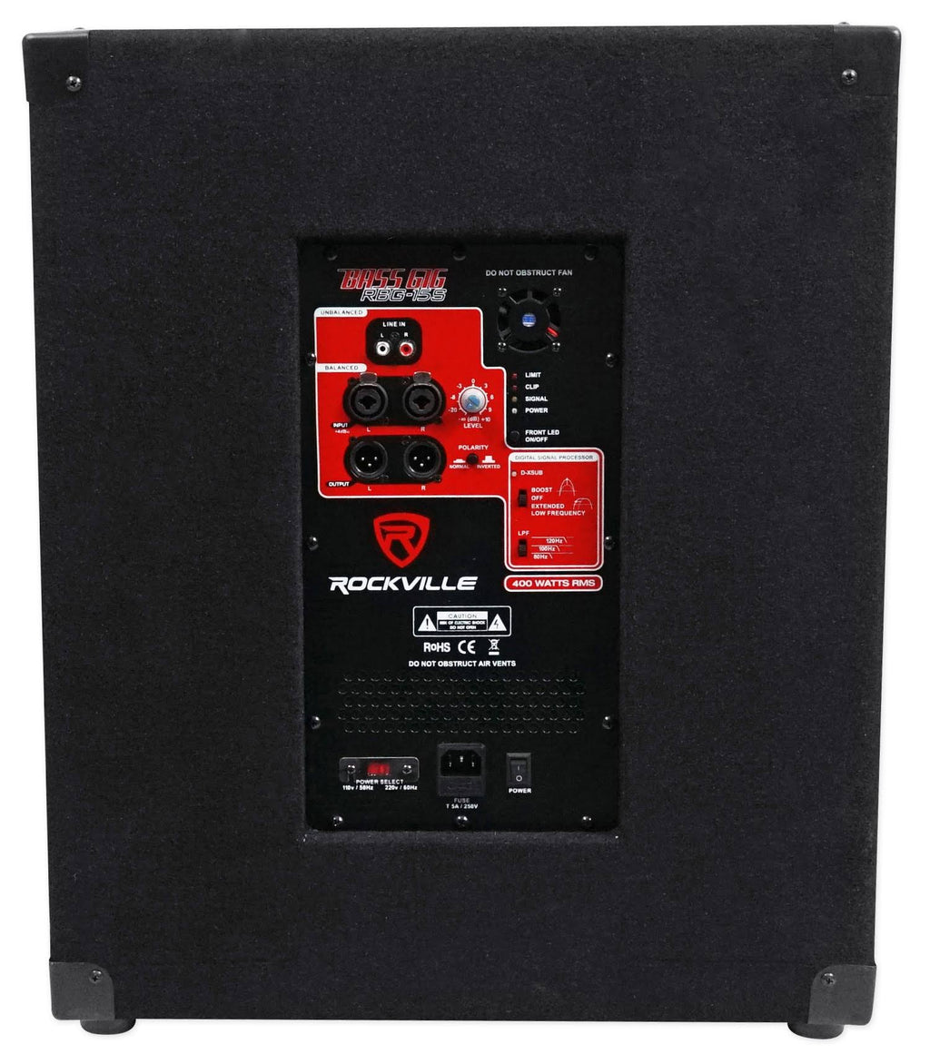 1600W Active Powered PA Subwoofer with Steel Casters Q351