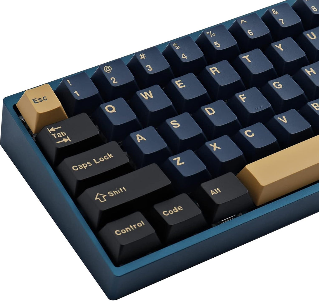 171 Keys Blue Custom Keycaps Doubleshot ABS Keycap Set Cherry Profile O733