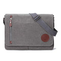 Canvas Messenger Bag 13.5" Laptop Bags (Coffee) H91734