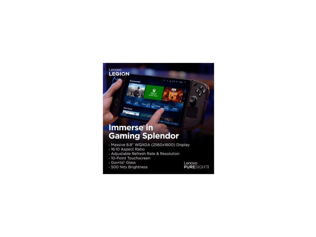 Shadow Black Handheld Touchscreen Gaming PC with 16GB RAM 512GB SSD P3802